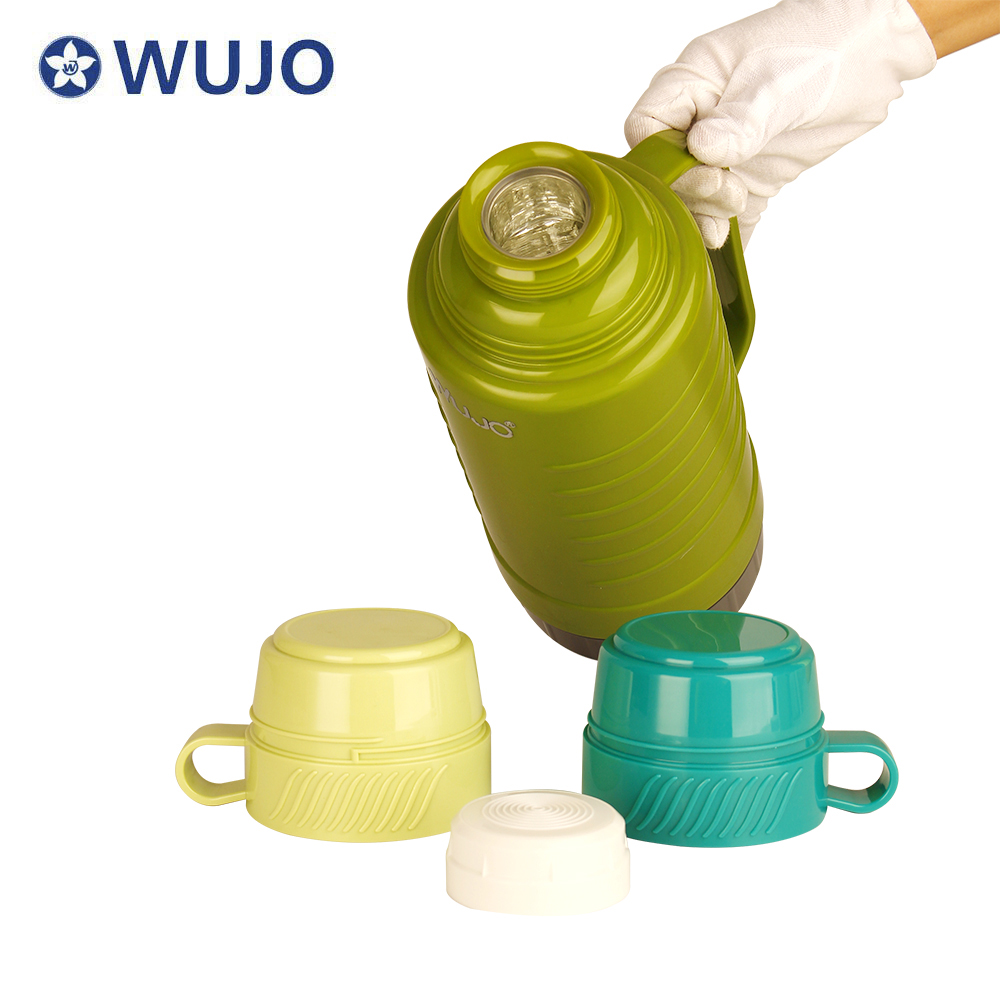  Travel Plastic termos Thermos Bottle with Glass Liner Inner From China 