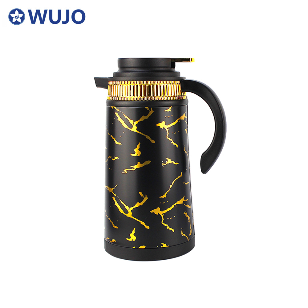 WUJO Hot Tea Water Saudi Dubai Vacuum Insulated Thermos Tea Arab Coffee Pot