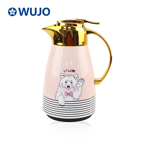 WUJO Luxury Thermos Flask Tea Vacuum Thermal Coffee Pot