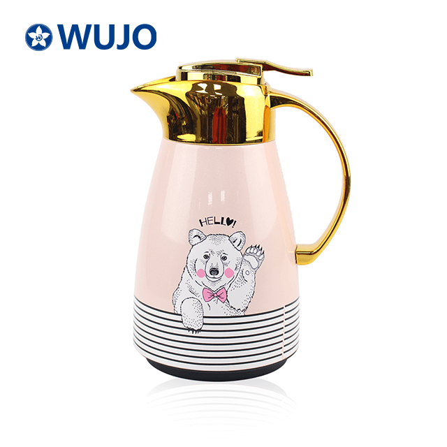 WUJO Luxury Thermos Flask Tea Vacuum Thermal Coffee Pot