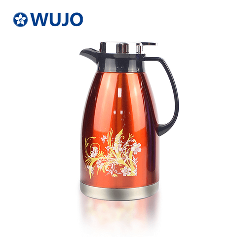Double Wall 304 Arabic Hot Water Vacuum Flask Stainless Steel Thermos with Logo