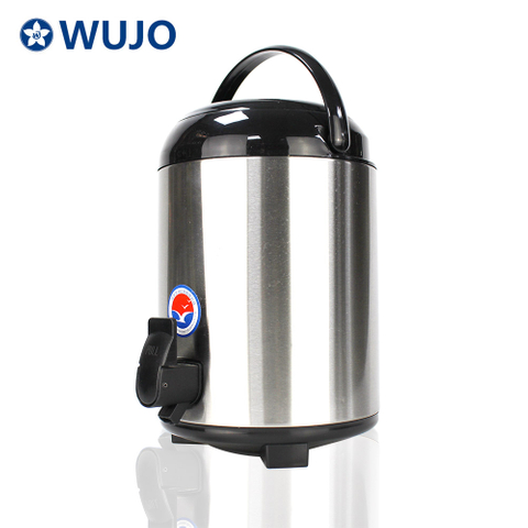 WUJO Hot Cold Stainless Steel Thermos Heat Preservation Beverage Warmer Barrel