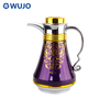  WUJO Factory 1L Luxury High Quality Glass Liner Vacuum Coffee Pot Tea Arabic Dallah