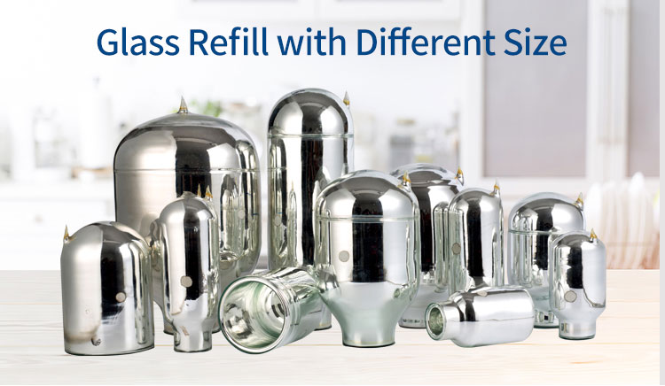 Insulated Thermal Pink Glass Refill 