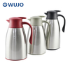 Wujo High Quality Stainless Steel Pink Glass Refill Arbic Coffee Pot