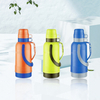WUJO 3.2 Liter Plastic Blue Vacuum Thermo Flask Bottle with Glass Refill