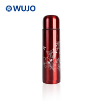 WUJO 2021 Double Wall Stainless Steel Thermal Vacuum Flask China Wholesale Thermos Water Bottle