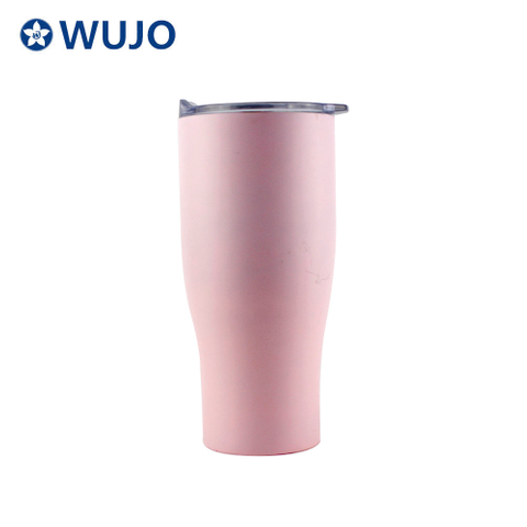 Wujo European Style Double Wall Stainless Steel Beer Mug