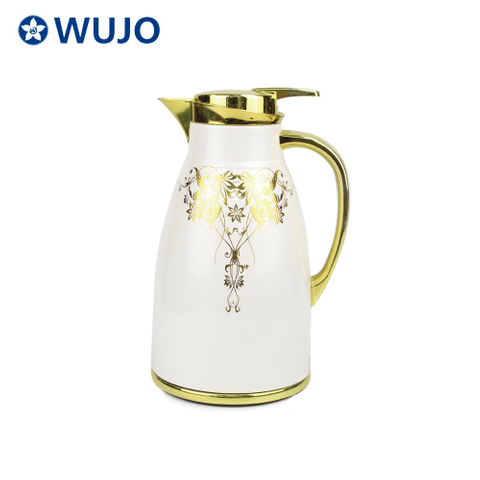 Custom Logo China Supplier Vacuum Insulated Arabic Coffee Pot with Glass Liner
