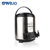 WUJO Water Jug Coffee Milk Tea Bucket Large Capacity Stainless Steel Cooler Tea Barrel With Faucet 