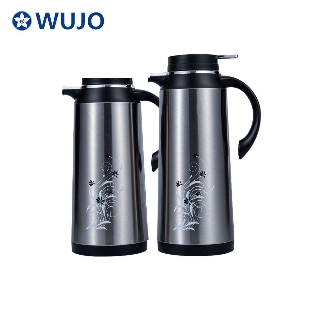 Factory Supply Glass Refill Stainless Steel Thermal Insulated Coffee Pot