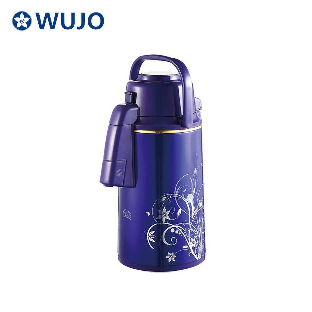 Glass Refill Metal Air Coffee Pot