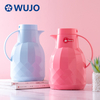 0.5l 1l 1.5l 2l Good Quality Afghanistan Hot Vacuum Insulated Pink Glass Refill Thermos with Decal 