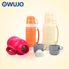WUJO Red 1L 1.8 Liter Glass Refill Plastic Thermo with 2 Cups