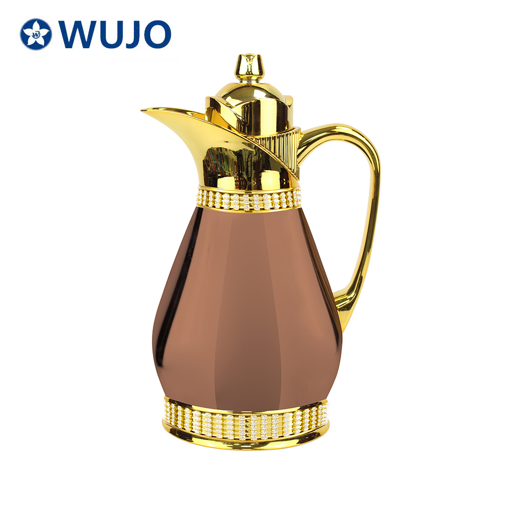 arabic vaccum jug with glass refill
