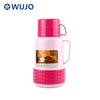 WUJO 1.2L Cute Travel Hot Cold Tea Water Coffee Plastic Thermal Thermos Flask Liners