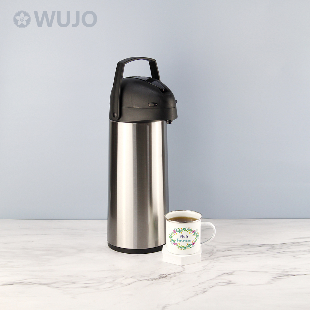China Wholesale OEM Customized Hot Water Tea Thermal Coffee Airpot with Level