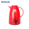 China Manufacturer 1L 1.5L 2L Wholesale Eco Friendly vacuum insulated Plastic Milk Tea Water Coffee Thermo Pot WUJO