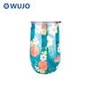 Wujo Small Capacity Colorful Double Wall Stainless Steel Beer Mug