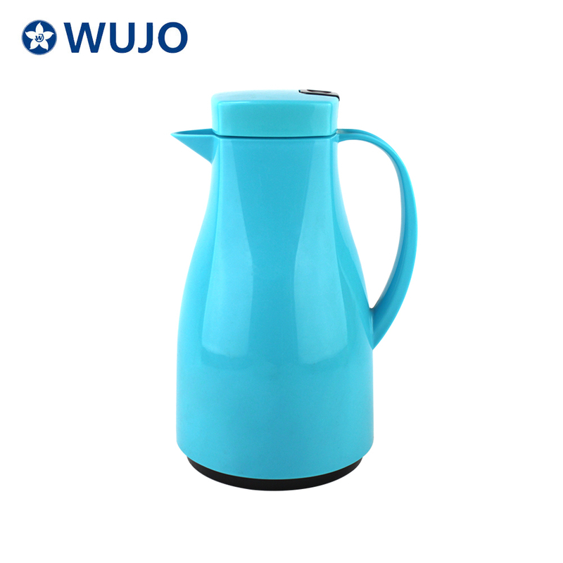  Wholesale Blue Custom Pink Glass Refill Hot Cold Water Tea Arabic Coffee Set