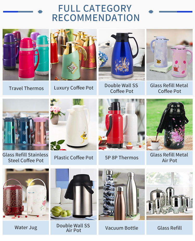  Pump Dispenser Tea Water Thermal Thermos Glass Refill Metal Air Coffee Pot