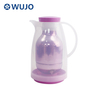 WUJO Pink Glass Refill Blue Vacuum Thermal Arabic Plastic Tea Coffee Pots