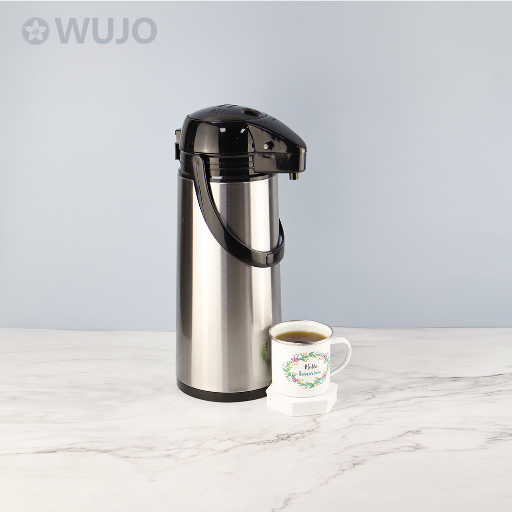 China Wholesale OEM Best Water Tea Coffee Stainless Steel Thermal Airpot with Glass Liner Inner