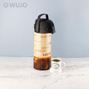 WUJO Commercial OEM Full Printing Hot Water Tea Coffee Thermal Pump Pot