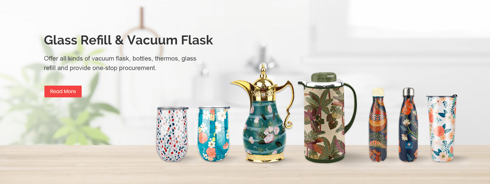 Glass Refll & Vacuum Flask