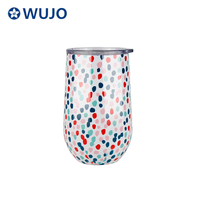 Wujo Small Capacity Colorful Double Wall Stainless Steel Beer Mug