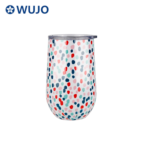 Wujo Small Capacity Colorful Double Wall Stainless Steel Beer Mug