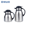 WUJO Insulation Stainless Steel Vacuum Small Silver Funky Hotel Airline Coffee Pot 