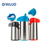 WUJO Customized Pump 1L 1.9L Airpot Thermos Glass Refill Vacuum Flask