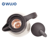 Wujo High Quality Stainless Steel Pink Glass Refill Arbic Coffee Pot