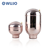 WUJO 0.5L 1L 1.5L 2L 3.2L Vacuum Insulated Thermal Pink Glass Refill 