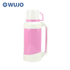 Vacuum Insulated 1L Plastic Thermos Bottle with Glass Refill - WUJO 