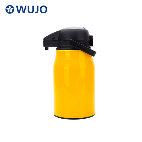 Factory Customize 1.5L Plastic Hot Tea Water Vacuum Thermos Airpot with Glass Liner