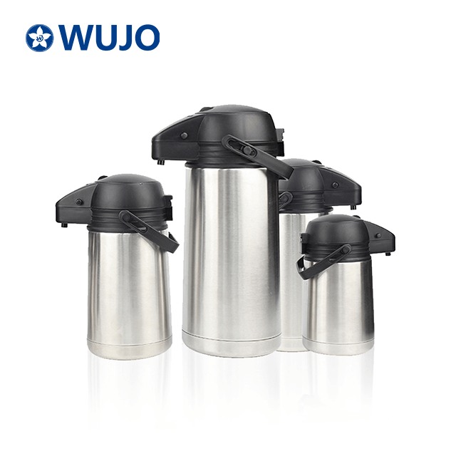 1L 1.3L 1.6L 1.9L Silver Termos Vacuum Flask Coffee Dispenser Stainless Steel Thermos Airpots