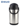 Wholesale Factory High Quality Double Wall Air Pump Silver Thermos Dispenser
