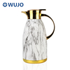 WUJO Marble Double Wall SS Tea Coffee Pot 