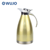 2L European Style Red Vacuum Insulated Double Wall Stainless Steel Thermos for Hotel