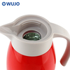 WUJO Red Custom Hot Cold Thermal Arabic Coffee Pot Vacuum Flask Plastic Thermos