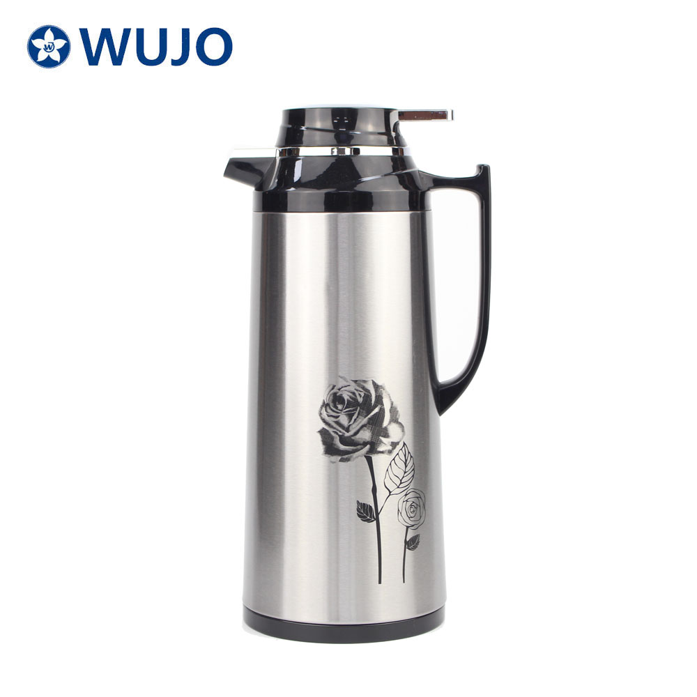 Wholesale Durable Stainless Steel Arbic Coffee Thermos with Glass Inner