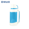 Vacuum Insulated 1L Plastic Thermos Bottle with Glass Refill - WUJO 