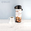 WUJJO Customized Metal Glass Inner Thermal Vacuum Coffee Thermos Pump
