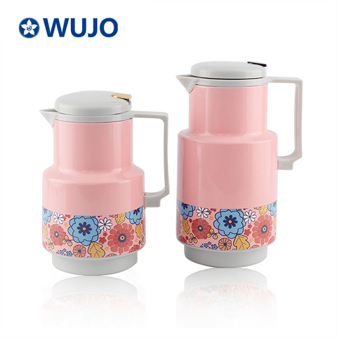 Silver Gold Custom Decal Glass Tea Water Arabic Vacuum Flask