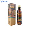 WUJO Promotional Double Wall Stainless Steel Vacuum Flask Cola Thermos Bottle 