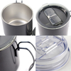 Wujo Double Wall Stainless Steel Insulated Beer Mug