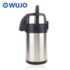 WUJO Unbreakable 304 Double Wall Stainless Steel Hot Cold Water Coffee Thermos Pump
