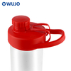 Wujo High Quality Transparent Sports Plastic Water Bottle